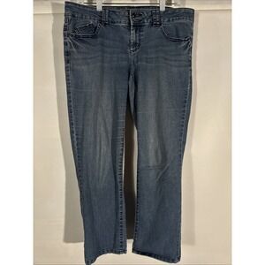 Elle Jeans Women's Size 10 Skinny Mid Rise Medium Wash Denim Stretch Casual y2k